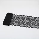 2 Yards Elastic Lace Ribbon Flowers Trim 150MM Wide Embroidery African Lace Fabric Trimmings For Wedding Dress Sewing Diy Crafts