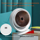 FUSIYU Mini heater, low-power electric radiator, energy saving, overheating protection and anti-roll system, Mini office and children heater, white, 800W