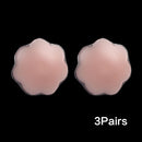 Cool Reusable Self Adhesive Silicone Breast Nipple Cover Bra Pad Invisible Petals Pasties Women Accessories Stickers 1/3 Pairs