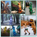 Disfraz inflable de dinosaurio t-rex caliente Purim fiesta de Halloween Cosplay disfraces mascota dibujos animados Anime vestido para niños adultos
