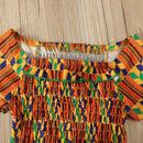 Girl Clothing Sets Summer New Girl Clothes Suit African Bohemian Two Piece Set Baby Girl Clothes Kids Outfits