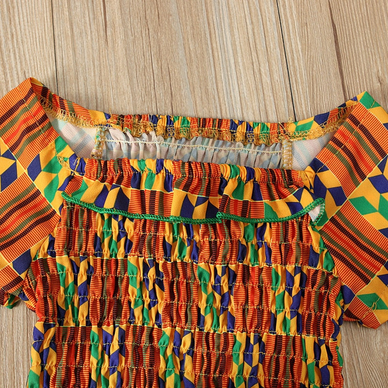 Mädchen Kleidung Sets Sommer Neue Mädchen Kleidung Anzug Afrikanischen Böhmischen Zweiteiler Baby Mädchen Kleidung Kinder Outfits