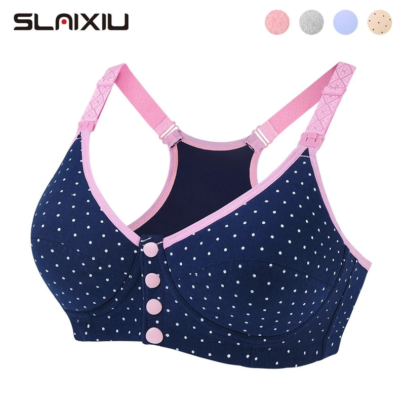 SLAIXIU Nursing Bra Maternity Pregnancy Breast Feeding Bras For Women BraMaternity Panties Underwear Panties Set Sports Nursing