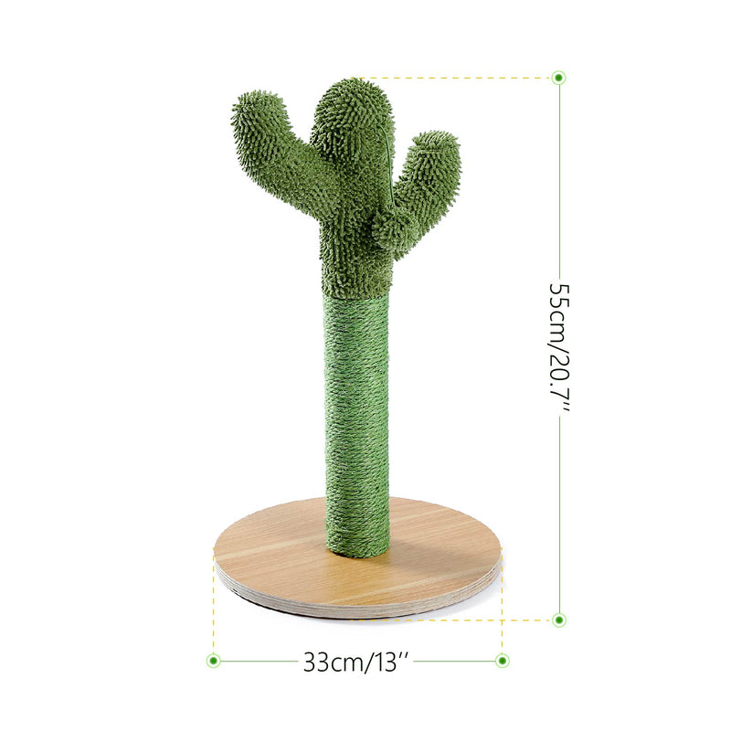 Casa de árbol de gato estilo Cactus de 2 tamaños, postes de escalada para gatos, gatitos, divertido juguete de salto, casa de gatos, rascador gato