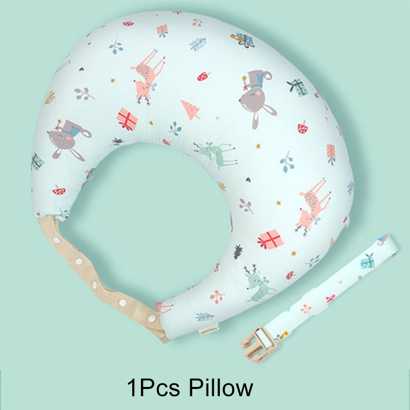 Multifunction Nursing Pillow Baby Maternity Breastfeeding Pillow Adjustable Pregnant woman Waist Cushion  Layered Washable Cover