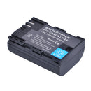 2X 2650mAh LP E6 LPE6 LP-E6 E6N Battery + LED Dual Charger For Canon EOS 5DS R 5D Mark II 5D Mark III 6D 7D 70D 80D Camera