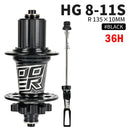 Koozer XM490 Hubs 4 rodamientos MTB Mountain Bike Hub delantero trasero QR o Thru 28/32/36 agujeros disco freno bicicleta Hub 8 9 10 11 12 velocidades