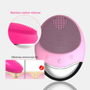 Electric Face Cleaner Sonic Silicone Facial Cleansing Brush Electric Ultrasonic Vibrating Face Massager Mini Pore Deep Cleaning