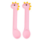 TYRY.HU Baby Dinner plate set Baby Feeding Plate Training Bowl Spoon Fork Dinosaur Cartoon Illustration Non-slip Dinner Plate