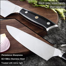 XITUO 7PCS Kitchen Knife Set German Steel Chef Knife Japanese Santoku Knife Cleaver Paring Knives Boning knife Cooking Tool