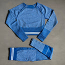 2/4Pcs Women Vital Seamless Yoga Set Sports Bra+Crop Top Shirts+Shorts+High Waist Leggings Gym Clothing Sports Wear For Women