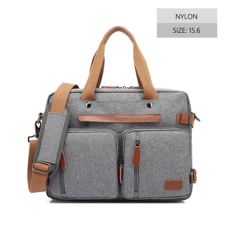 Bolso de trabajo de lona para hombre, maletín de viaje, bandolera multifunción, bolso grande, informal, de negocios, para ordenador portátil, bolsillo XA284ZC