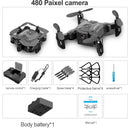 New Mini Drone V2 1080P HD Camera WiFi Fpv Air Pressure Altitude Hold Foldable Quadcopter RC Drone Kid Toy GIft