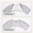 Calentadores de brazo para deportes de baloncesto de compresión de soporte de soporte de hombro doble Protector de envoltura para dislocación alivio del dolor de artritis