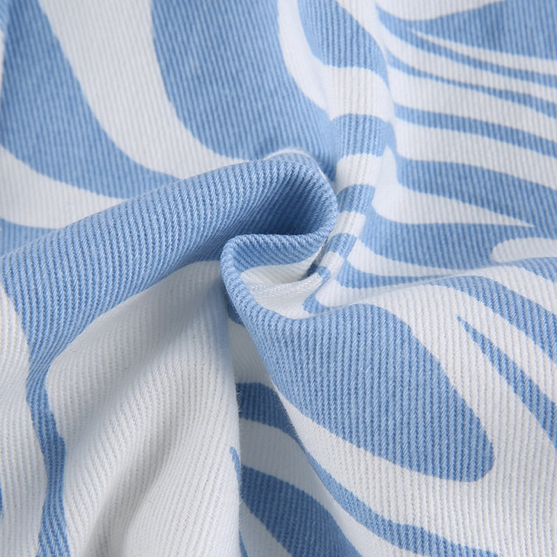 IAMSURE Zebra Print Trousers Women Streetwear Cool Mid-Waisted Autumn Spring Wide Leg Pants  Korean Casual Korean Style Fashion