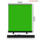 PYNSSEU 150cm*200cm Background Collapsible Green Screen Chromakey Backdrop Pull-up Stand For YouTube Video Game Virtual Studio
