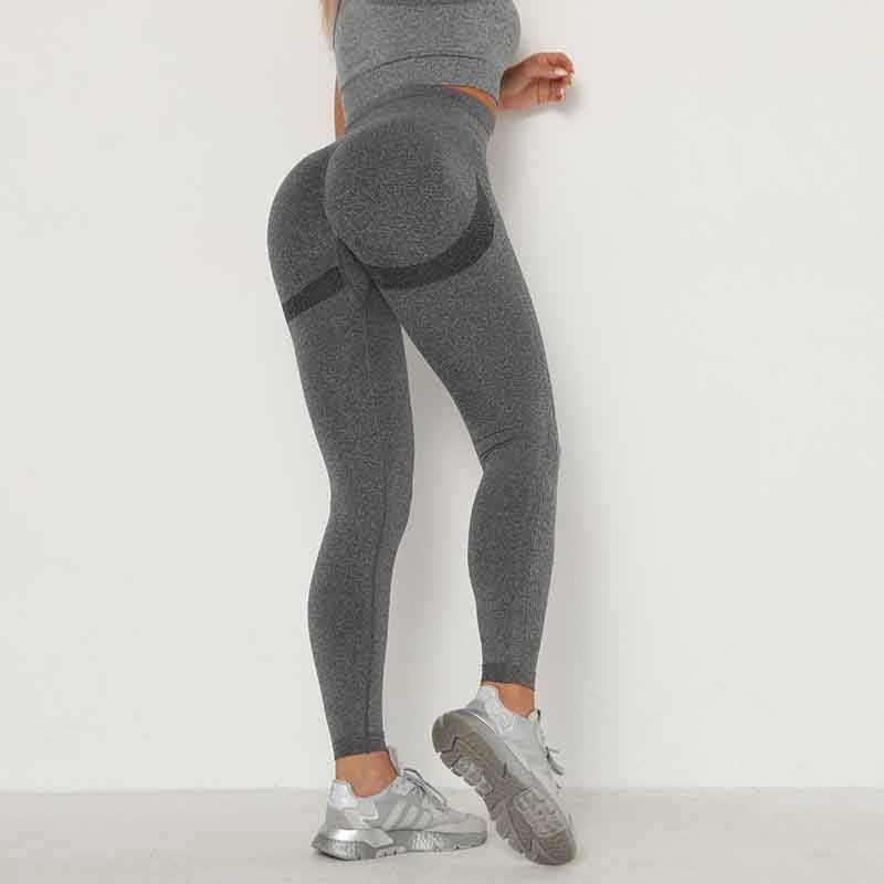 Nahtlose Yogahose Push-Up-Leggings Damen Gym Sport Fitness Yoga Hohe Taille Legging Squat Proof Sport Energy Workout Leggins