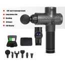 Pistola de masaje, pistola de Fascia, terapia deportiva, masajeador muscular, relajación corporal, alivio del dolor, masajeador moldeador adelgazante con pantalla LCD