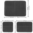 Estera de arena para gatos, impermeable, EVA, doble capa, trampa para arena para gatos, caja de arena para mascotas, estera, almohadilla de limpieza, productos para gatos, accesorios