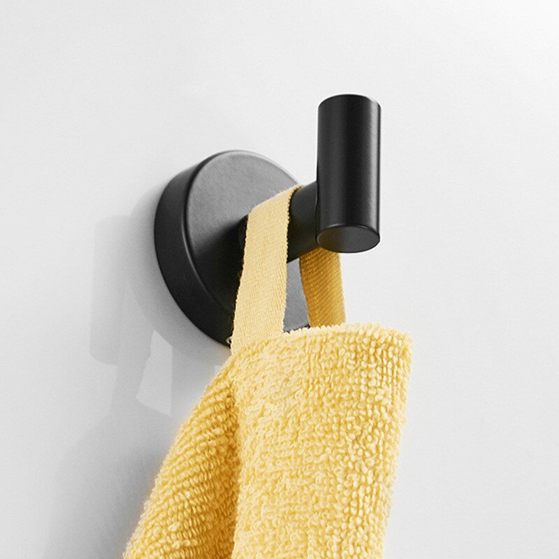 SUS304 Black Bathroom Hardware Set Towel Bar Rack Toilet Paper Holder Robe Hook Stainless Steel Gold Bathroom Accessories