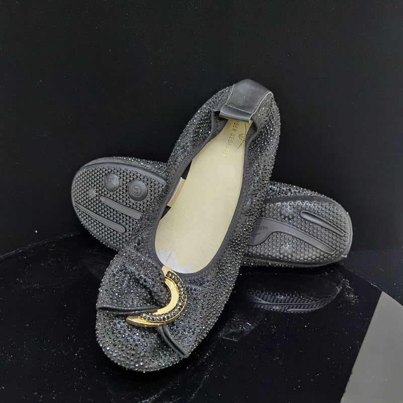 Bailarina Bailarinas para mujer Tallas grandes 40 41 42 43 44 Ancho ancho Zapatos planos casuales para mujer Zapatos planos para mujer Mocasín sin cordones