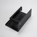 BagnoLux Estiba de acero inoxidable Cromo pulido negro Simple y hermoso Herrajes de baño montados en la pared Portarrollos de papel higiénico