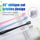 Y-kelin Oral Hygiene Care Orthodontic Tooth Brushes V-Shaped  Toothbrush Soft Bristle with One Inter-Dental Brush