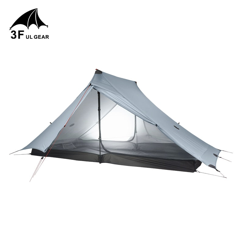 3F UL GEAR LanShan 2 pro 2-Personen-Ultraleicht-Campingzelt für den Außenbereich, 3 Jahreszeiten, professionelles 20D-Nylon, beidseitiges Silikonzelt