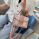 Elegant Sequins ladies handbag small 2022 new rivet Women&