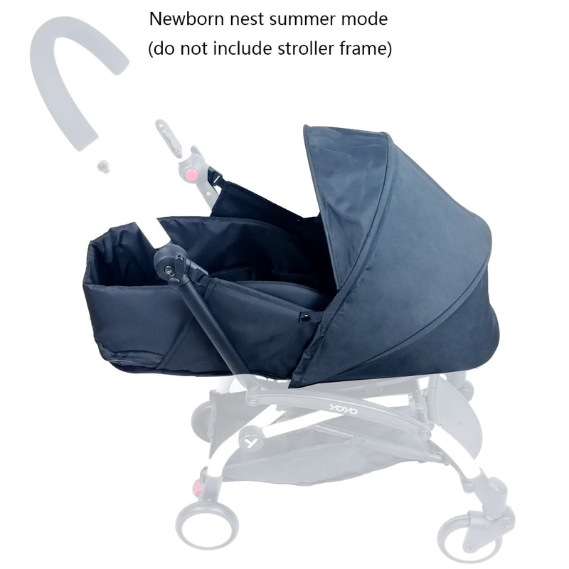 Kinderwagen Neugeborenen Nest Sommer Version Schlafsack Kinderwagen Zubehör Für Babyzen Yoyo Yoyo+ Yoya Sommer und Winter Korb