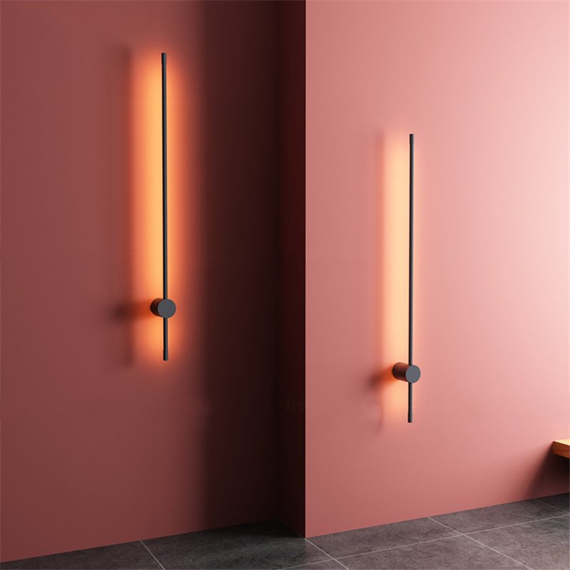 Modern Creative Simple LED Wall Lamp Nordic Minimalist Living Room Home Decor Sofa Background Wall Light Bedroom Bedside Lamps