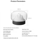 BPA-freier Aroma-Diffusor 400 ml Moutain View Essential Oil Aromatherapy Diffusor mit warmer und farbiger LED-Lampe Humidificador