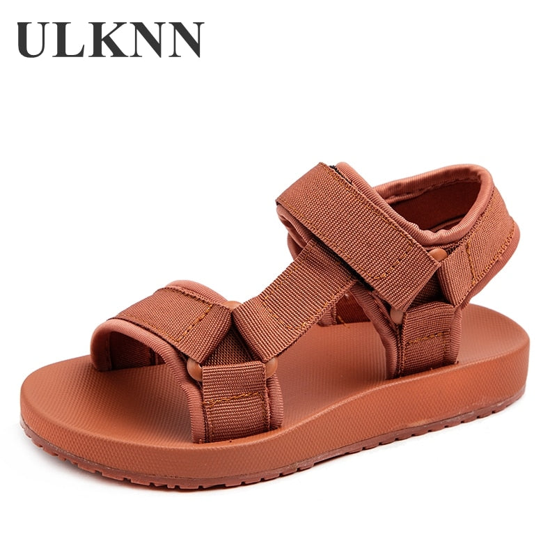 ULKNN Boys Sandals Kid Sandals Children Shoes Rubber School Shoes Breathable Open Toe Casual Boy Sandal