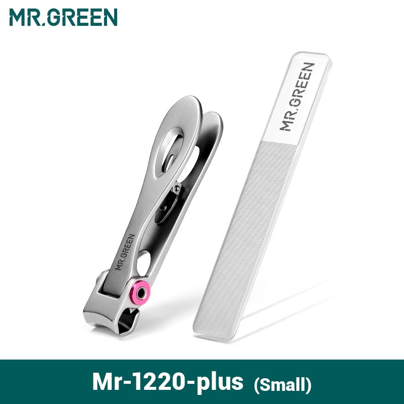 Cortaúñas MR.GREEN de acero inoxidable, dos tamaños disponibles, cortador de uñas para manicura, tijeras gruesas y duras para uñas de los pies, herramientas