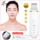 Ultrasonic Skin Scrubber Deep Cleansing Facial Cavitation Peeling Cleansing Spatula Exfoliating Beauty Ultrasonic Cleaner