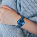 LIGE, relojes para Mujer, marca superior, Reloj resistente al agua de lujo, Reloj de pulsera de acero inoxidable para Mujer, Reloj de cuarzo informal, Reloj para Mujer