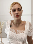 Brass With 18K Gold Padlock Statement Drop Earring Women Fine Jewelry Designer T Show Runway Gown Jewelry Rare INS Japan Korean