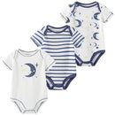 3 PCS/LOT Newborn Baby Clothing 2021 New Fashion Baby Boys Girls Clothes 100% Cotton Baby Bodysuit Short Sleeve Infant Jumpsuit