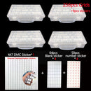 Herramientas de pintura de diamantes, accesorios, caja de almacenamiento, contenedor, accesorios de bordado de diamantes, caja contenedora de mosaico de piedra