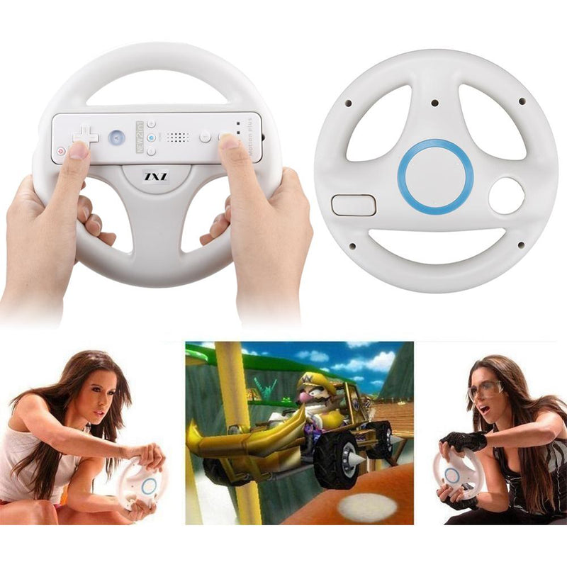 2 uds volante de carreras Kart para Nintendo Wii Kart juegos consola de control remoto para Mario accesorios de juego