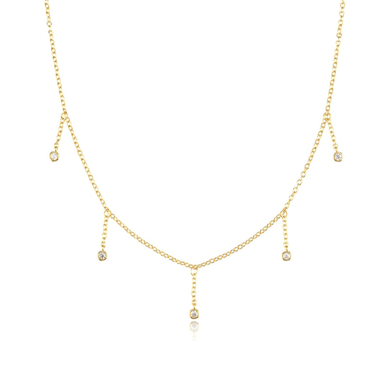 ANDYWEN 925 Sterling Silver Gold Love Heart Clear Rose Red Charm Long Chain Choker Necklace Pendant Women Wedding Luxury Jewelry