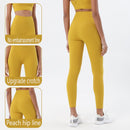 3.0 Pantalones deportivos de yoga de corte de una pieza Pantalones de yoga deportivos de tacto desnudo suave Cintura alta Gimnasio Jogging Fitness Legging atlético
