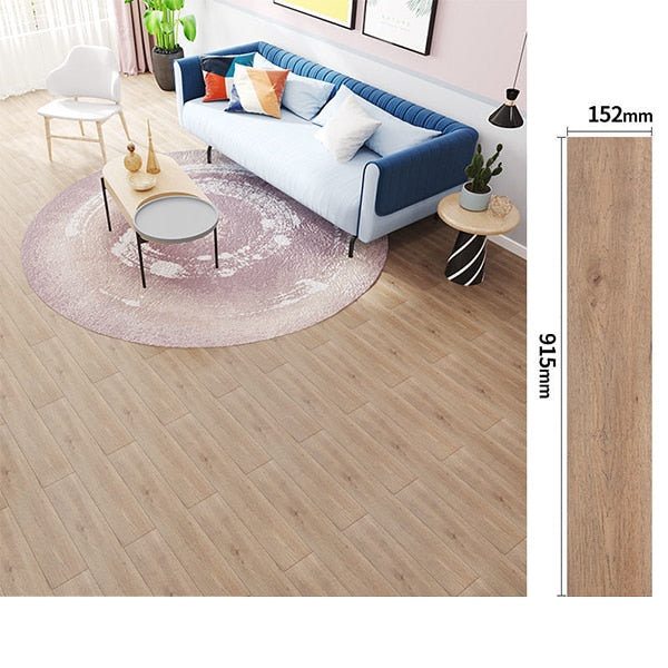 Wood Grain Floor Stickers Modern XPE Foam Wall Sticker Waterproof Self-adhesive for Living room Toilet Kitchen Home Floor Decor