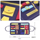 Kids Montessori Toys Baby Busy Board Buckle Training Essential Educational Sensory Board For Toddlers Ntelligence Developing