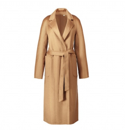 Neue hochwertige Luxus Kaschmirmantel Herbst Frühling Oberbekleidung Damen Wollmantel lose Oversize Damen Trenchcoat mit Gürtel