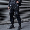 Single Road Mens Cargo Pants Men Fashion 2022 Black Baggy Joggers Techwear Men Hip Hop Harajuku Streetwear Trousers Cotton Pants