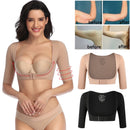 Moldeador de brazo superior, Corrector de postura más delgado, Tops para mujer, ropa moldeadora correctiva de hombro, mangas de compresión sin costuras, soporte de espalda