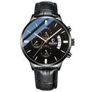 CHENXI Men Watches Chronograph Top Luxury Brand Sport Quartz Watch Men Waterproof Casual Leather Wristwatch Relogio Masculino