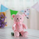 Just Because My 1st Teddy Pink / Blue Bear Super Soft Stuffted Animals Plush Toy Teddy Bear for Baby, 33CM