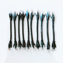 Free Shipping 10pcs/Lot 0.5ft 0.65FT 1FT CAT6 UTP Round Cable Ethernet Cables Network Wire Cable RJ45 Patch Cord Black Lan Cable